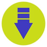 Arrow on white background vector