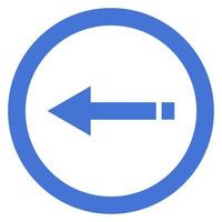 Arrow on white background vector
