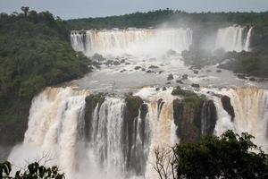 Iguazu Falls on the Border of Brazil and Argentina photo