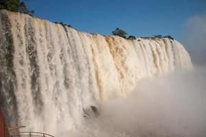 Iguazu Falls on the Border of Brazil and Argentina photo