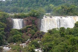 Iguazu Falls on the Border of Brazil and Argentina photo