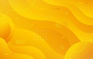 Yellow Gradient with Fluid Template vector