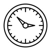 Clock Line Icon vector