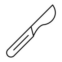 Scalpel Line Icon vector