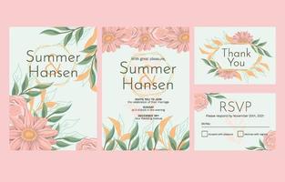 Wedding Invitation Template vector