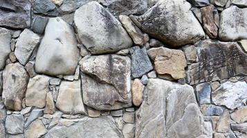 la textura del muro de piedra. Fondo de textura de pared de piedra de castillo viejo. muro de piedra como fondo o textura. parte de un muro de piedra, de fondo o textura. patrón de color gris diseño de estilo moderno foto