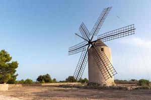 Old mill of La Mola in Formentera, Spain photo