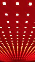 RGB LED screen panel texture. Close-up of a pixel LED screen with bokeh for wallpaper. Bright red abstract background perfect for any design. photo