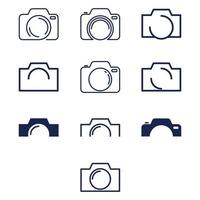 Camera Icon Vector Template Illustration Design