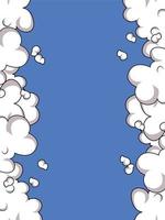 Cloud design in the red sky, red sky with clouds vector