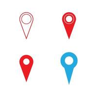 Location point icon logo vector illustration design