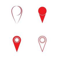 Location point icon logo vector illustration design