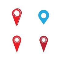 Location point icon logo vector illustration design