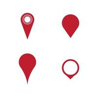 Location point icon logo vector illustration design