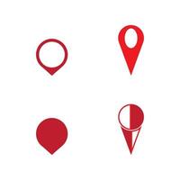 Location point icon logo vector illustration design