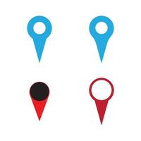 Location point icon logo vector illustration design