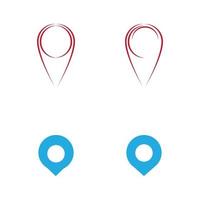 Location point icon logo vector illustration design