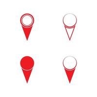 Location point icon logo vector illustration design