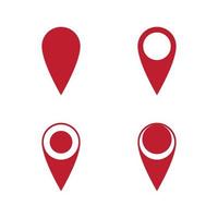 Location point icon logo vector illustration design