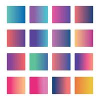 Colourful navy light Gradient set collection Bright vector