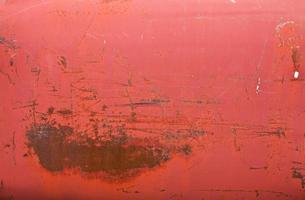 Textura de tanque de metal rojo oxidado foto