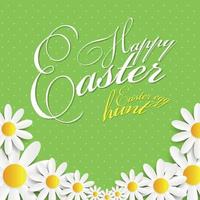 Happy Easter Spring Background Illustration vector