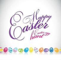 Happy Easter Spring Background Illustration vector