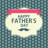 Happy Father Day Poster Card Background Vector Illustration