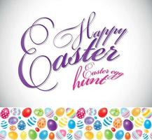 Happy Easter Spring Background Illustration vector