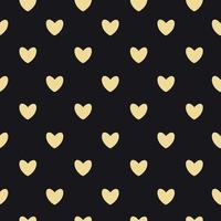 Happy Valentines Day Seamless Pattern Background with Heart. Vector Illustration