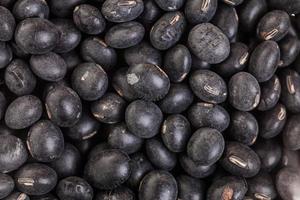 Macro Texture of Black Soy Beans photo