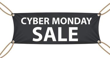 Cyber Monday SALE Label Vector Illustration