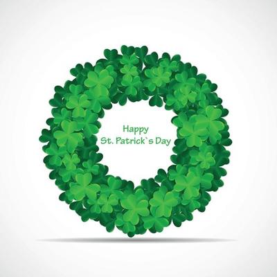 Saint Patrick Day Background Vector Illustration