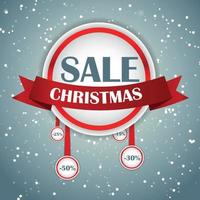 Christmas SALE Concept  Background Vector Illustration