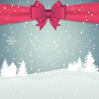 Christmas Snowflakes Background Vector Illustration