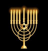 Happy Hanukkah, Jewish Holiday Background vector