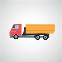 Ftat Truck Vector Illustration