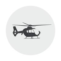 helicóptero en vuelo. ilustración vectorial. vector