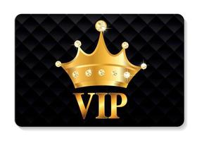 VIP Members Card Vector Illustration