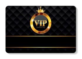 VIP Members Card Vector Illustration