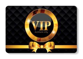 VIP Members Card Vector Illustration