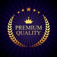 Premium Quality Label Vector Illustration