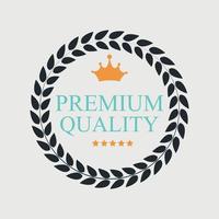 Premium Quality Label Vector Illustration