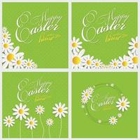 Happy Easter Spring Background Illustration vector