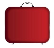 Red Bag Icon Vector Illustration