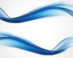 Abstract Colored Wave Background. Vector Illustration