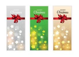 Christmas Website Banner and Card Background Vector Illustration