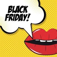 Black Friday Sale Vector Illustration