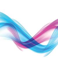 Abstract Colored Wave Background. Vector Illustration