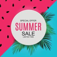 Summer Sale concept Background. Vector Illustration